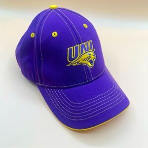 Sideline Authentic Brand UNI Panthers Hat Purple Yellow Unisex Adjustable Cap